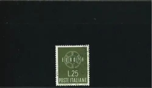 EUROPA 25 L. 5 DI 1959 REDUZIERT AUF EINEN STRICH POS 5
