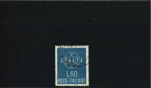 EUROPA 60 L. WEISSER PUNKT AUF DER ITALIENISCHEN N POS 56