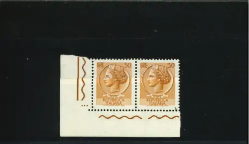 SIRACUSANA 30 L. HORIZONTALES VINYLPAAR ZUSAMMENGESETZTER BRIEF