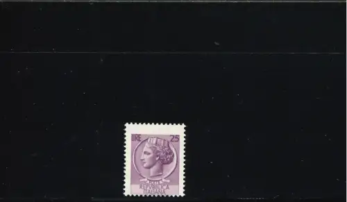 SIRACUSANA 25 L. ARABISCHE VERSCHOBENE ZAHNUNG