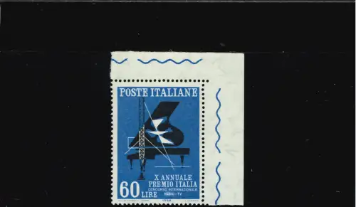ITALIENISCHER PREIS 60 L. RETUSCHE DES WORTES RADIO