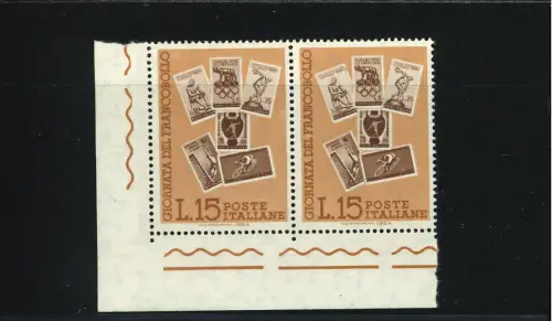 TAG BRIEFMARKE PAAR EIN FEHLER AM RAD POS 32