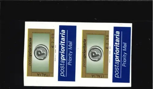 PRIORITÄT 2,00 UNGEZÄHNT UND NICHT GESTANZT IM VERTIKALEN PAAR