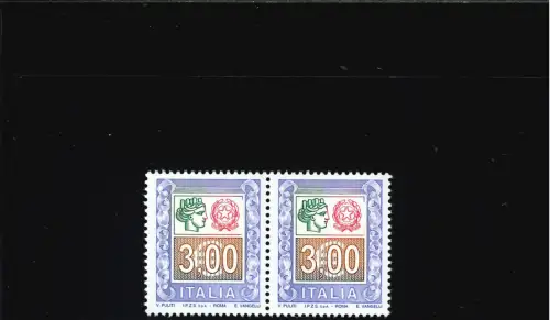 HOHE WERTE 3,00 FARBE BRAUN STATT ORANGE PAAR