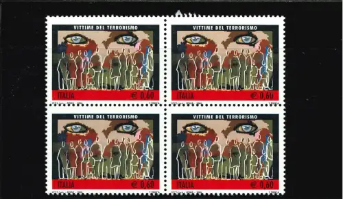 OPFER DES TERRORISMUS GOLDSTREIFEN IN EINEM HALBEN VIERTEL