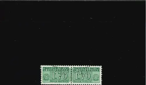 KONZESSION 70 L. PERFORIERT Perfin