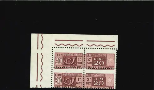 POSTPAKETE 20 L. STARK VERSCHOBENES VERZAHNUNGSWINKELPAAR