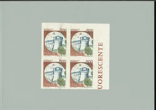 CASTELLI 500 L. QUARTINA UNGEZÄHNT