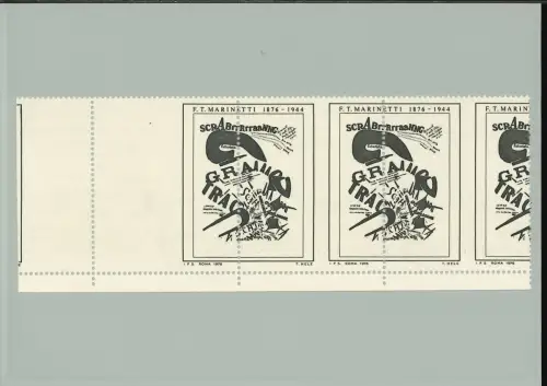 ARTE MARINETTI VERTIKAL VERSCHOBENER DREIZAHNSTREIFEN OHNE ROT