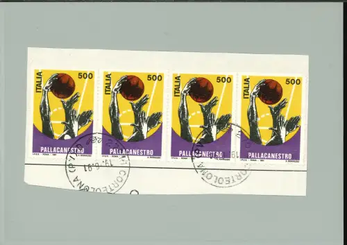 BASKETBALL VIERERSTREIFEN MIT WEISSER BALLVIELFALT