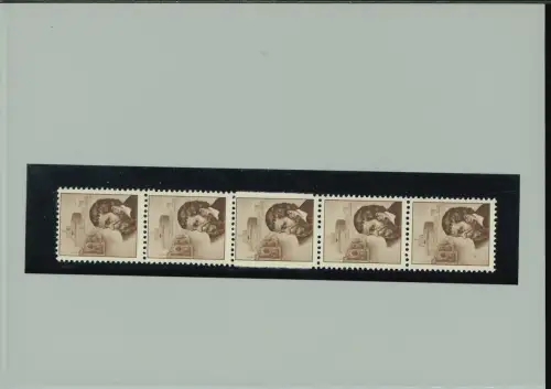 PRÜFZELLEN FÜR MASCHINEN 5-STREIFEN, VON DENEN EINE NICHT VERTIKAL GEZÄHNT IST. CARRARO