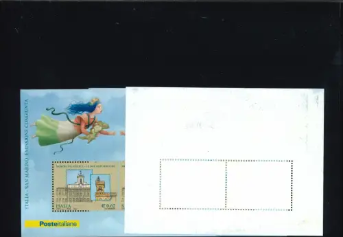 DIE BEIDEN REPUBLIKEN OHNE AUFDRUCK DER BESCHRIFTUNGEN AUF DER RÜCKSEITE