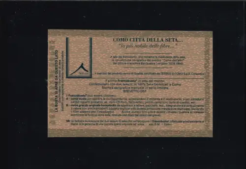 FRANKOBUSTA 5000 L. KONSORTILE UND VERSCHIEDENE SCHRIFTZÜGE TASCHENTÜCHER