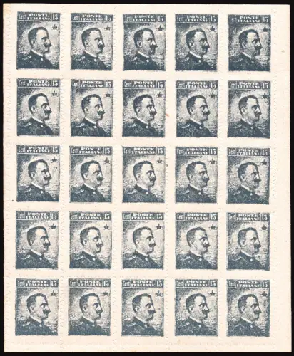 Kinderpost - Die Michetti-Briefmarke von ca. 15