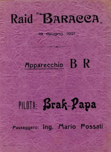 Barackenpokal - Flyer des Organisationskomitees