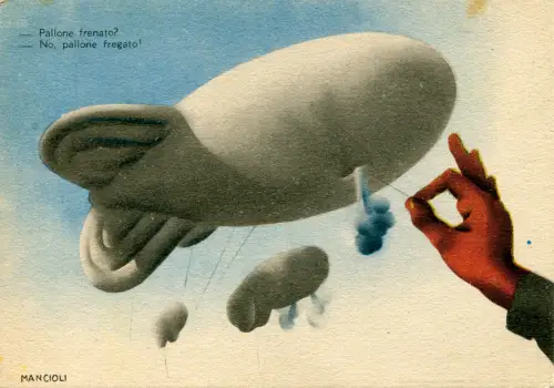 P.N.F. - Postkarte für Nacharbeit Streitkräfte Bremsball