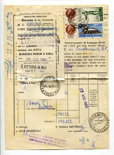 Olympische Spiele Rom Sorte Lire 150 Nr. 892 auf Modul