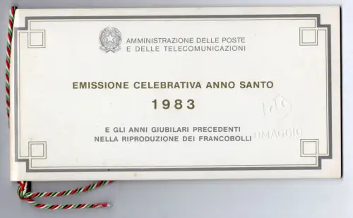 Vorläufermappe Heiliges Jahr 1983 - GESCHENK mit Silberserie