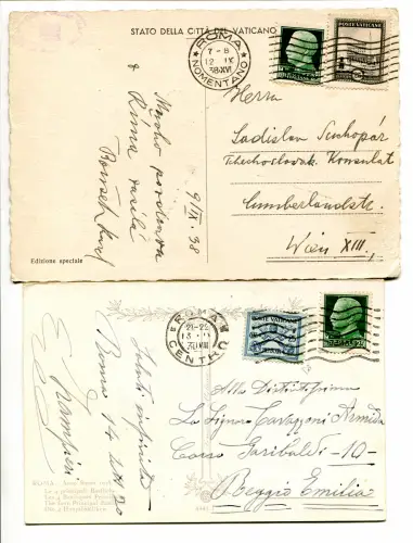 Mischfrankatur - Italien Vatikan