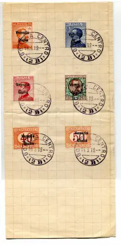 Venezia Giulia - Briefmarken Italiens gestempelt