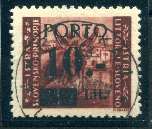 Istrien Slowenische Küste Steuermarken Nr. 4 Dübel II gebraucht