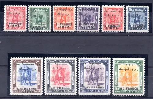 Libyen Unabhängiges Königreich Fezzan Ritter Senussita I Auflage