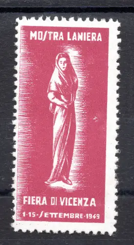 Erinnofilo Mostra Laniera - Vicenza 1949
