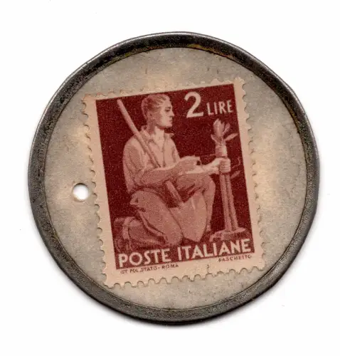 Motta (blau) Bedarfsmarke