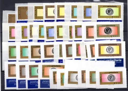 Priority Post komplette Serie 1999/2008 38 Werte