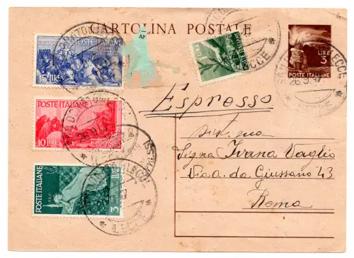 Advent der Republik Lire 15 + Ergänzungen