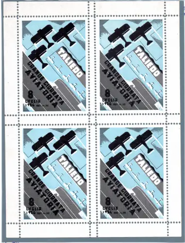 Taliedo Manifestations azure - Bogen mit 4 farbigen Erinnofili