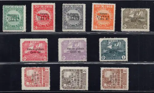 Fluss - Gesamtwert Nr. 88/98 komplette Serie feine Schriftarten