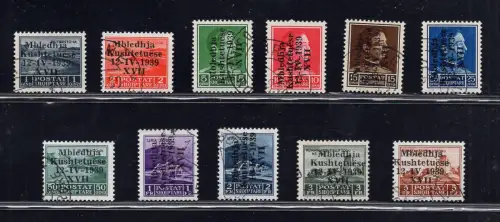 Albanien Occ. Italienisch - Verfassungsgebende Versammlung Nr. 1/11 Serie gebraucht