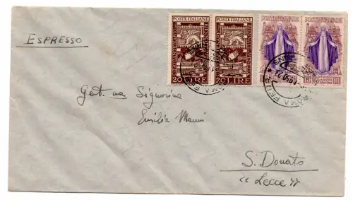 Biennale Lire 20 zwei Exemplare (2. Auflage) auf Umschlag