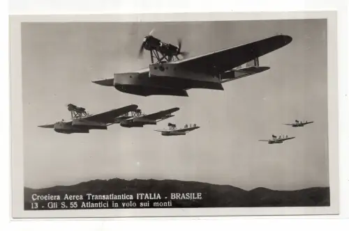 Transatlantische Flugkreuzfahrt S. 55 im Flug über die Berge