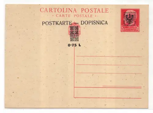 Deutsche Besetzung Cent. 75 Imperiale Nr. C 15 neu