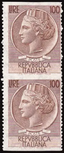 Syrakus Lire 100 Sterne ungezahnte Sorte