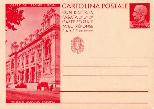 C.P. Werke des Cent-Regimes. 75 + 75 Ministerium für Bildung