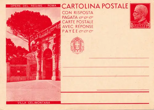 C.P. Werke des Cent-Regimes. 75 + 75 Villa Celimontana