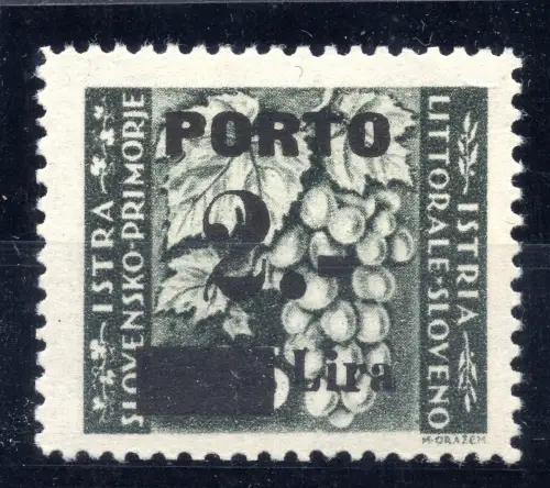 Istrien Slowenische Küste Steuermarken Hafen Ziffer 2 Kurve