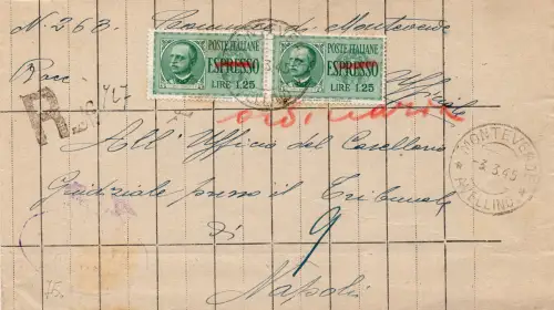 Späte Verwendung Espresso Lire 1,25 Nr. 15 zwei Exemplare wie gewohnt gebraucht