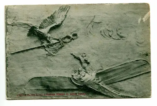 1916 - Ansichtskarte der römischen Luftfahrtgesellschaft