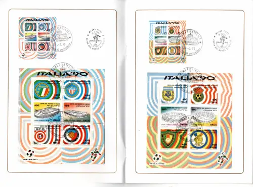 Fußball Italien '90 Das Ministerial-Präsentationsbulletin