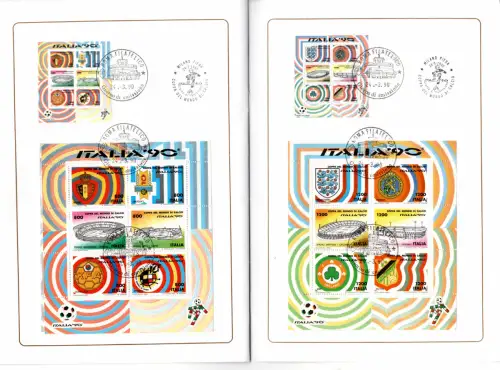 Fußball Italien '90 Das Ministerial-Präsentationsbulletin