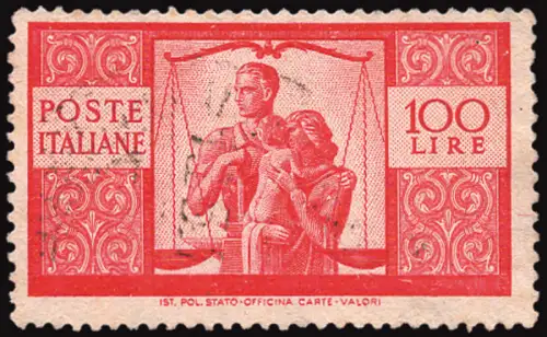 Democratica Lire 100 Sorten Sass. spec. n. 24Af