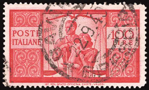 Democratica Lire 100 Sorten Sass. spec. n. 25Aa