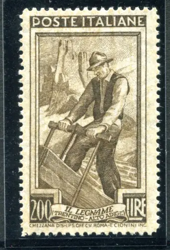 Arbeit Lire 200 Nr. 652 Verzahnung 13,1/4 x 14,1/4 sehr gut