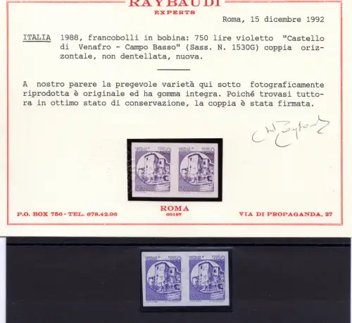 Castelli Lire 750 Ausgabe für ungezahnte Sortenspule