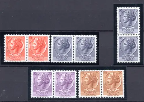 Syrakus Verteilermaschinen - Drehmomente mit 4 Werten