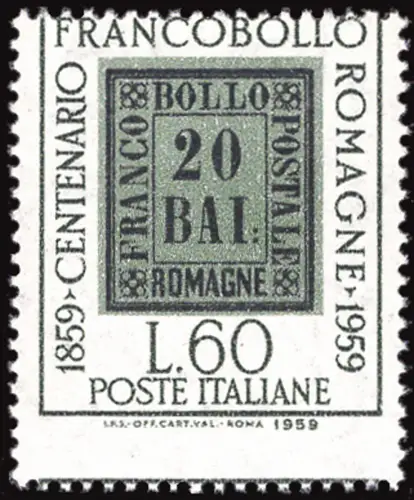 Hundertjahrfeier der Romagna Lire 60 Sorten verschobene Verzahnung